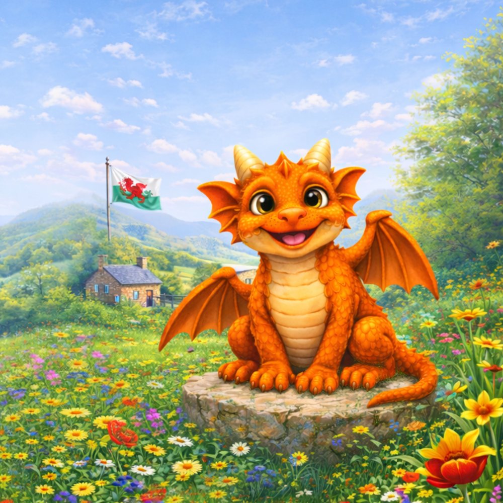 Cover of Rhodri — The Little Dragon Who Waited